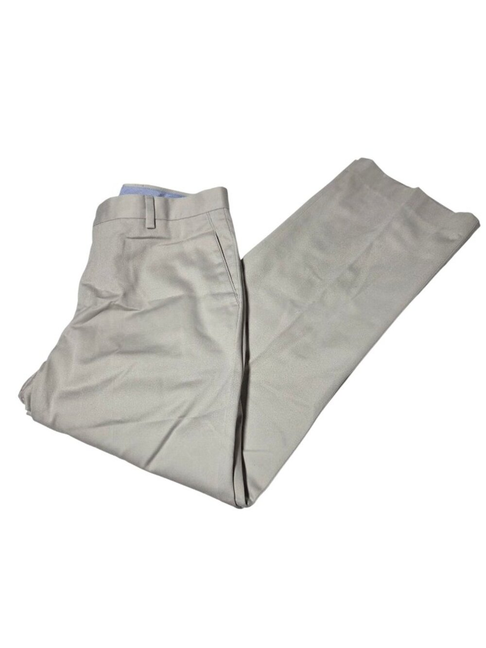 Kirkland Beige Cotton Pants Mens Size 36 x 30 Straight Fit Chinos Khakis Slacks